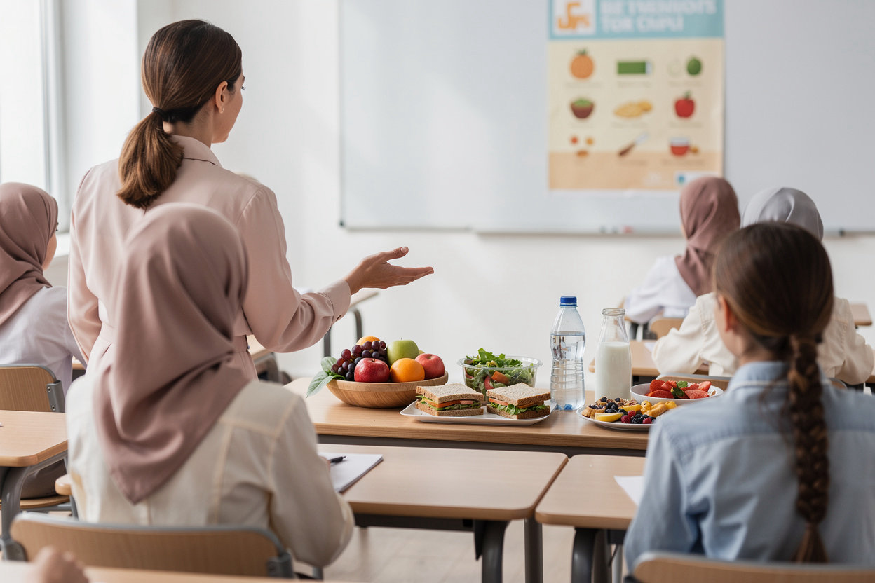 فيديو توعوي: الغذاء الصحي في المدرسة